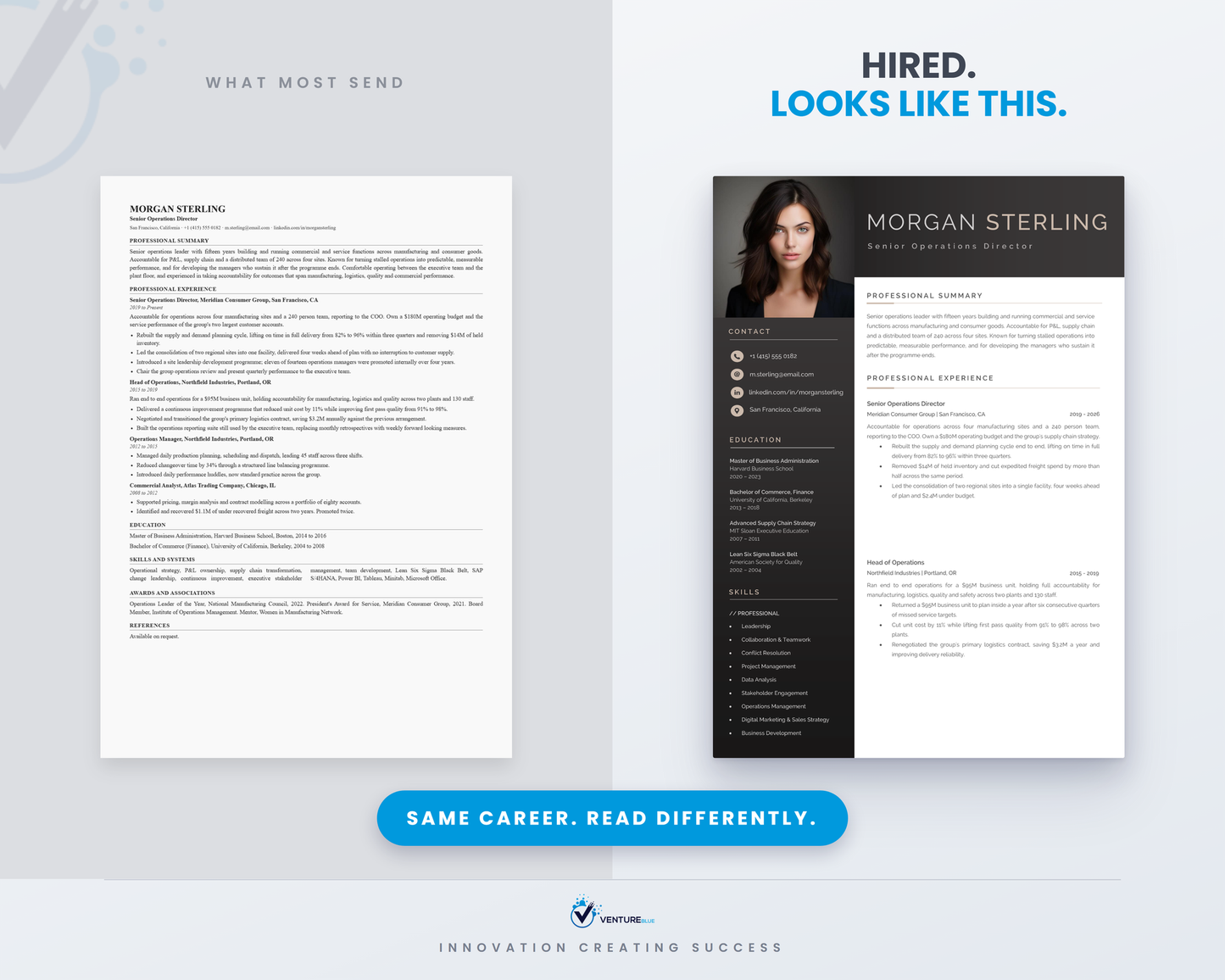Morgan Sterling CV template 04
