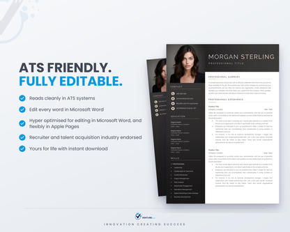 Morgan Sterling CV template 08