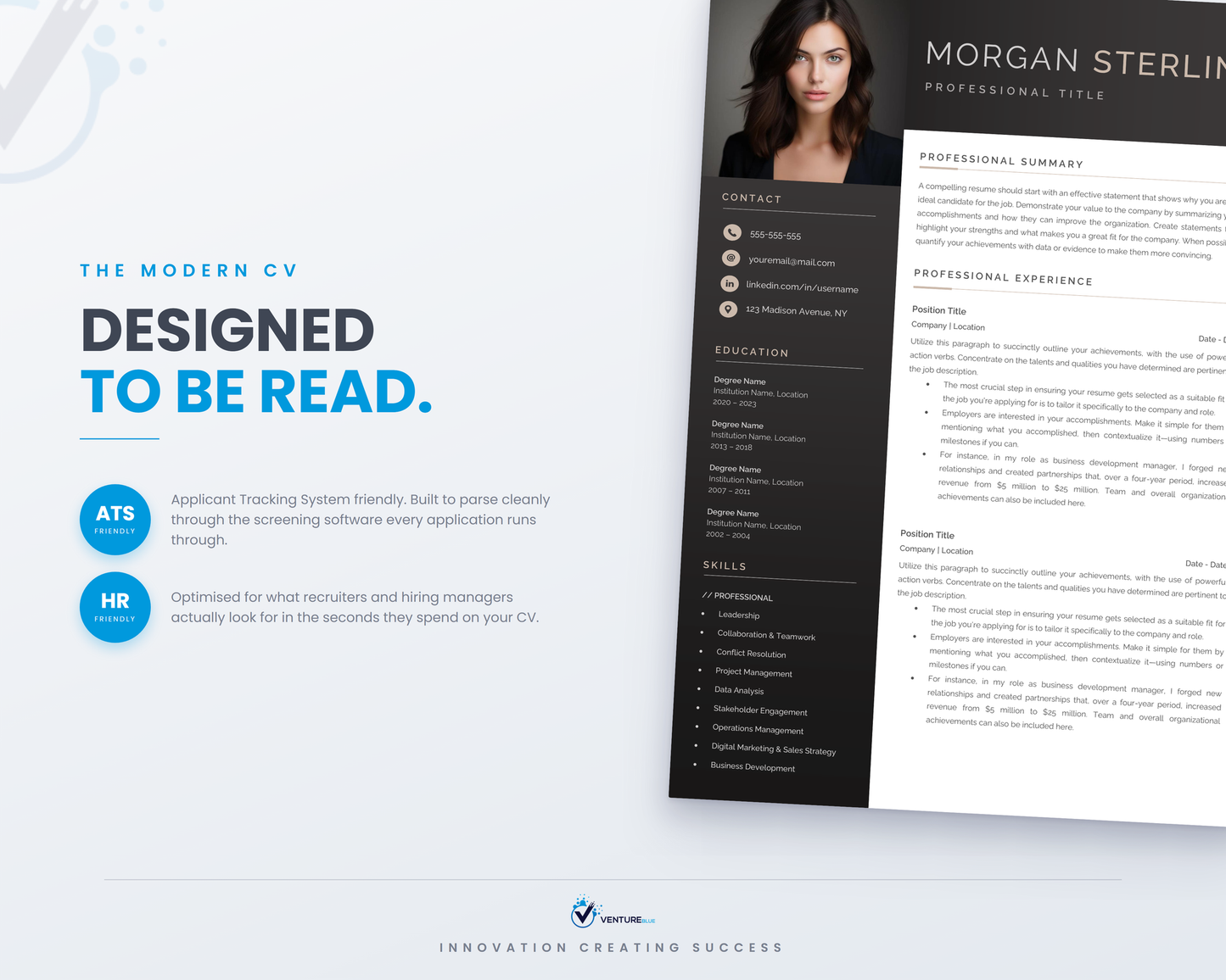 Morgan Sterling CV template 10