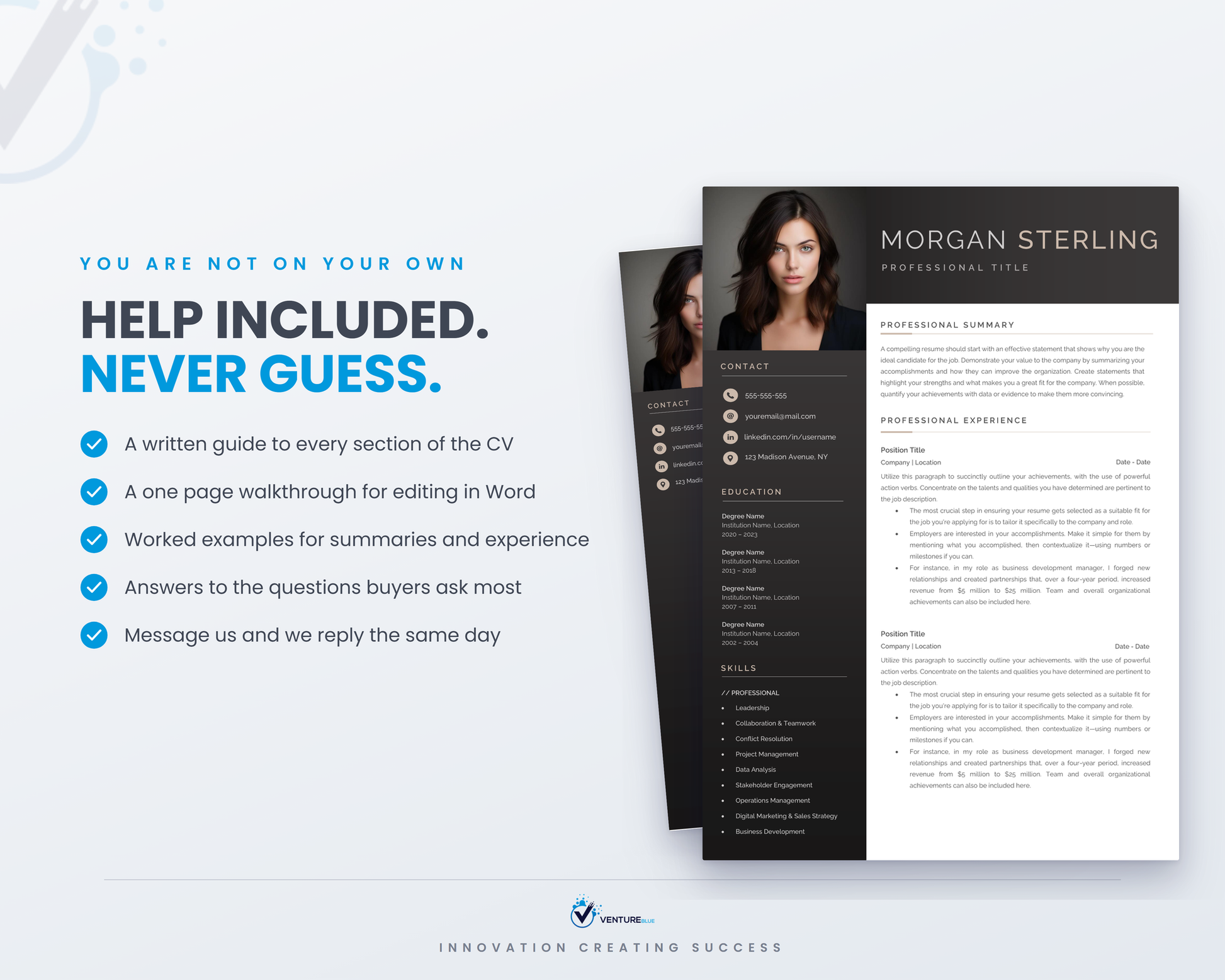 Morgan Sterling CV template 15