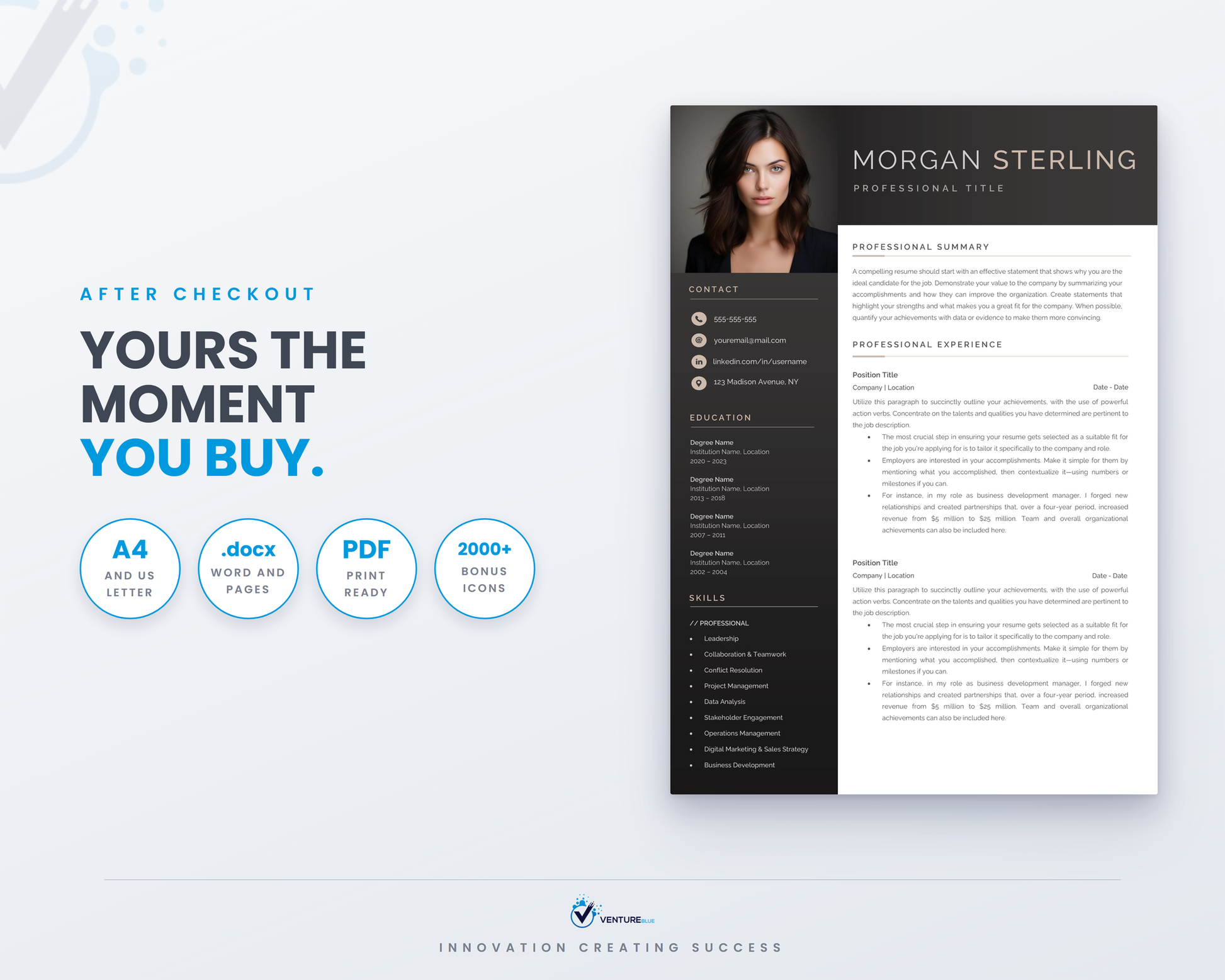 Morgan Sterling CV template 19