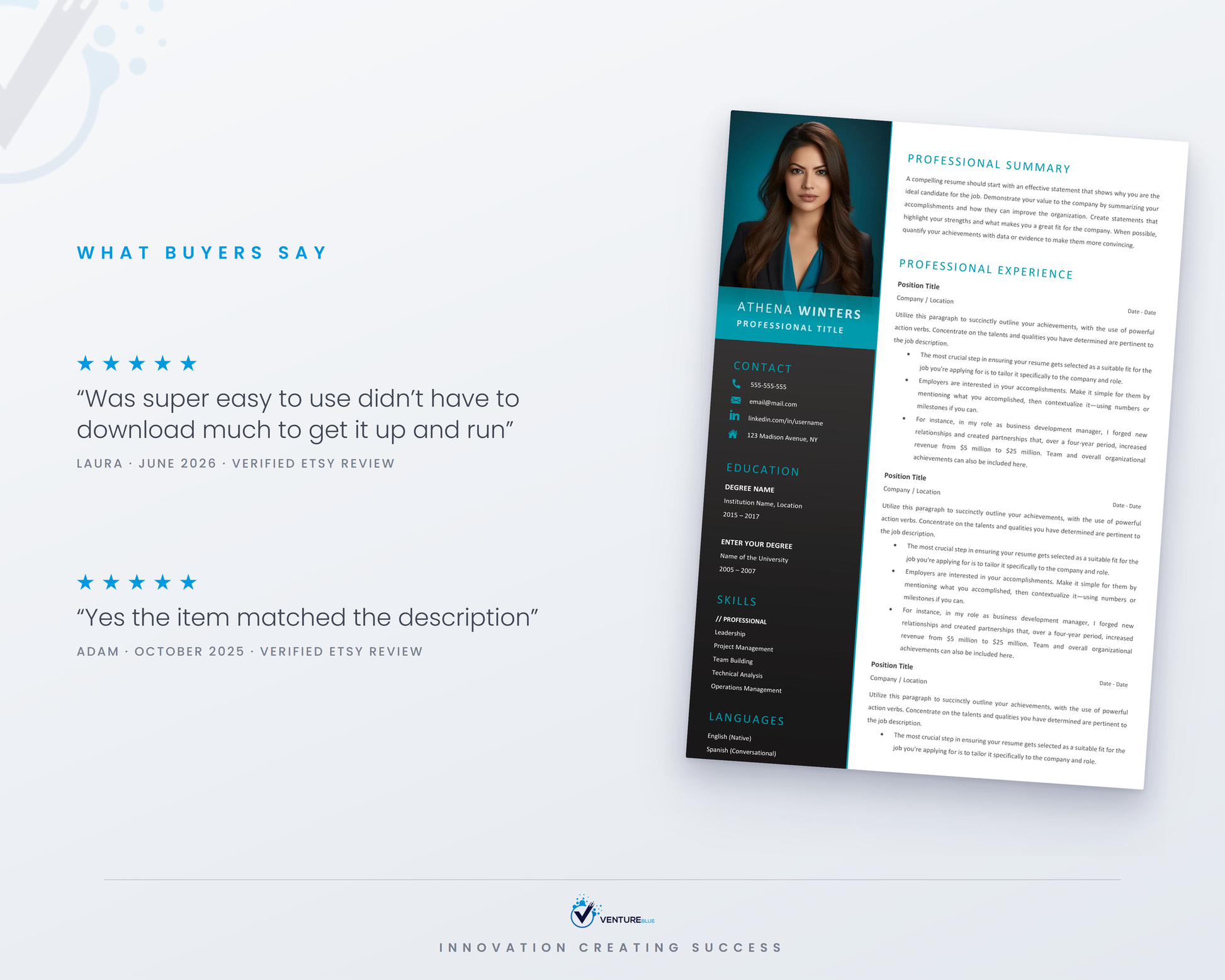 Athena Winters CV template 05