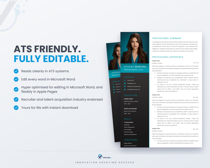Athena Winters CV template 08