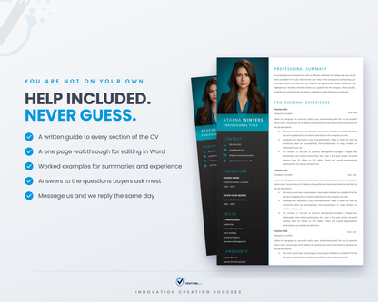 Athena Winters CV template 15