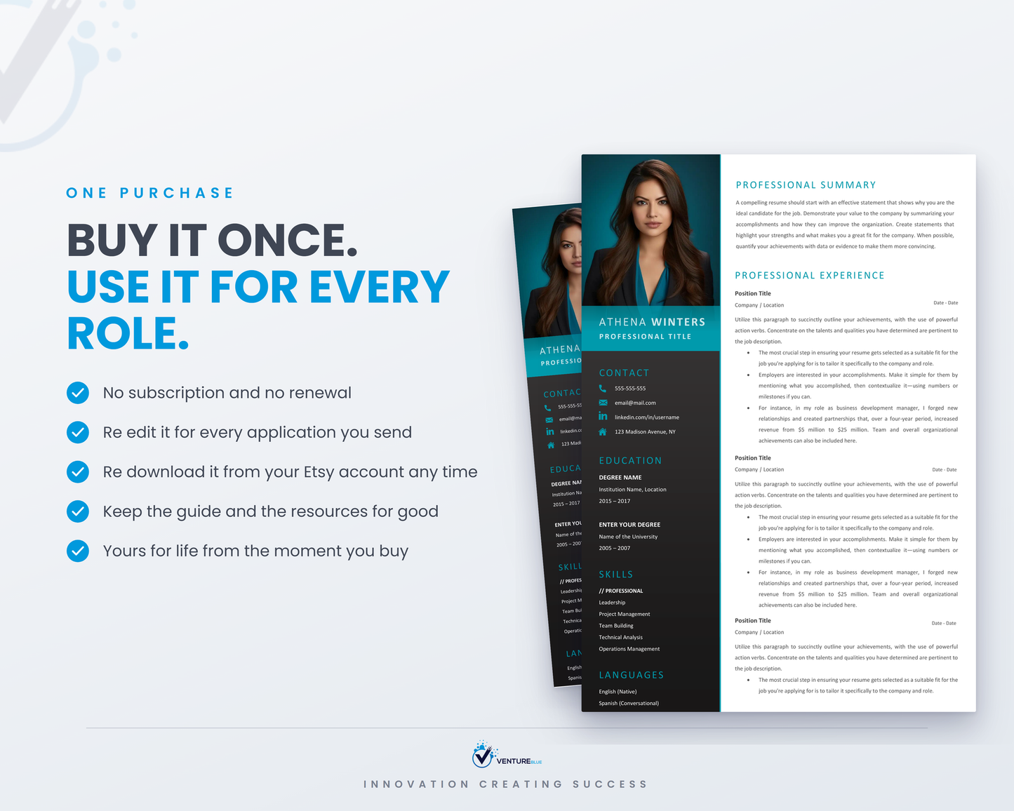 Athena Winters CV template 18