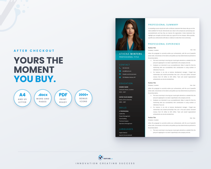 Athena Winters CV template 19