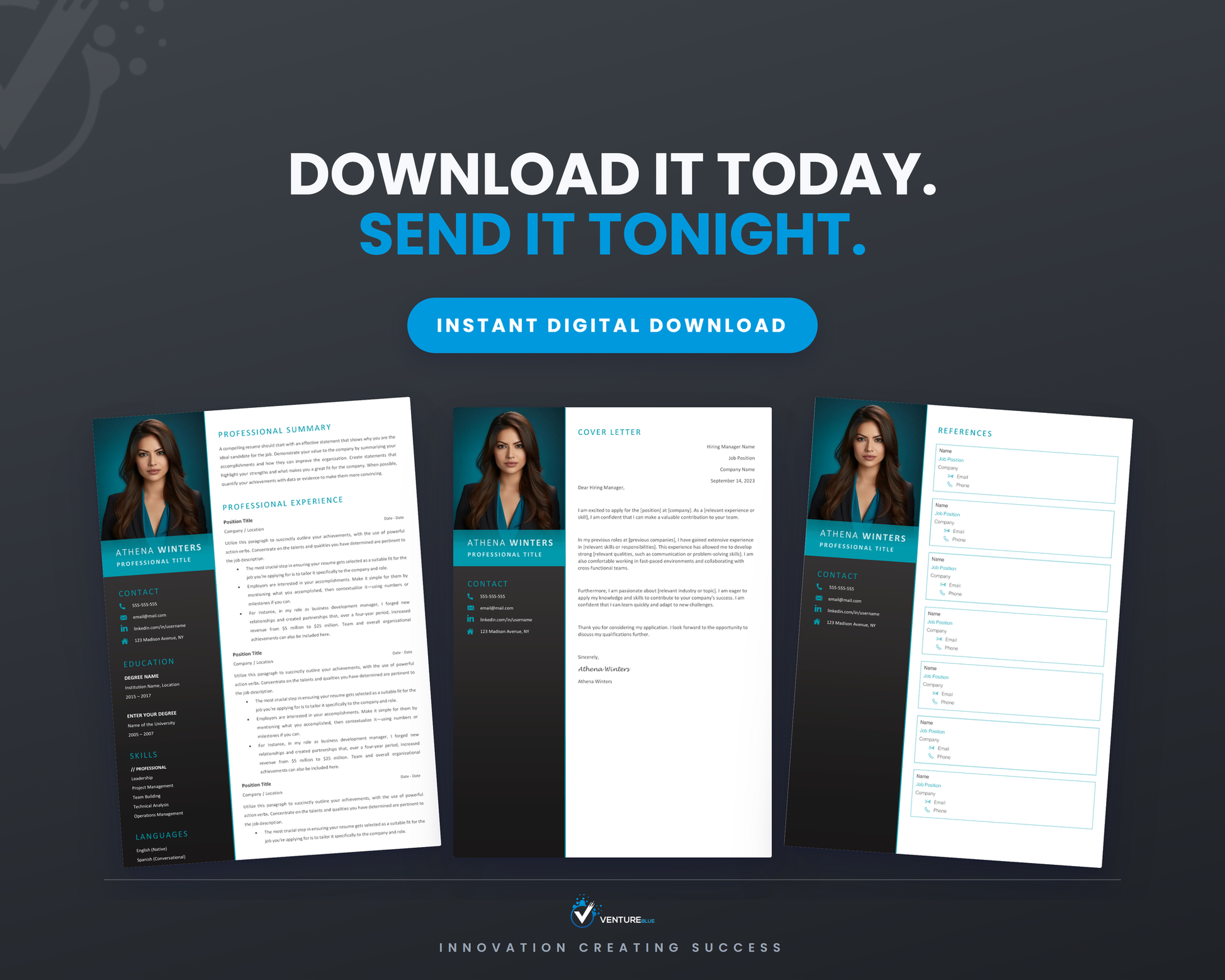 Athena Winters CV template 20