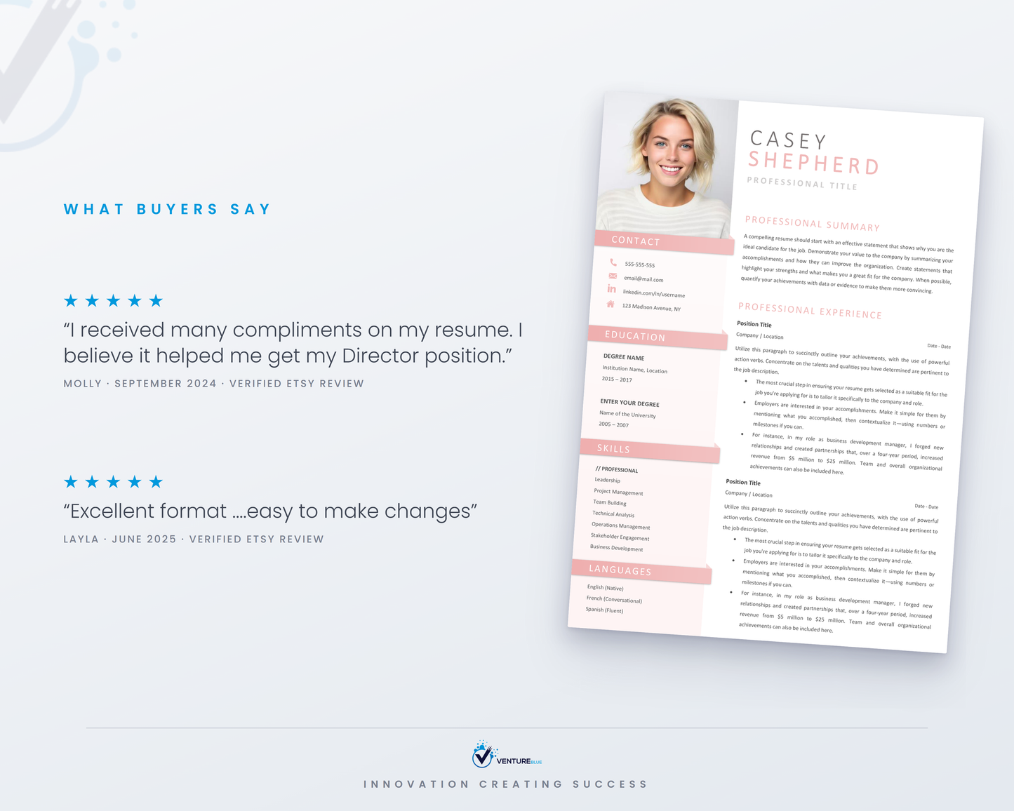 Casey Shepherd CV template 05