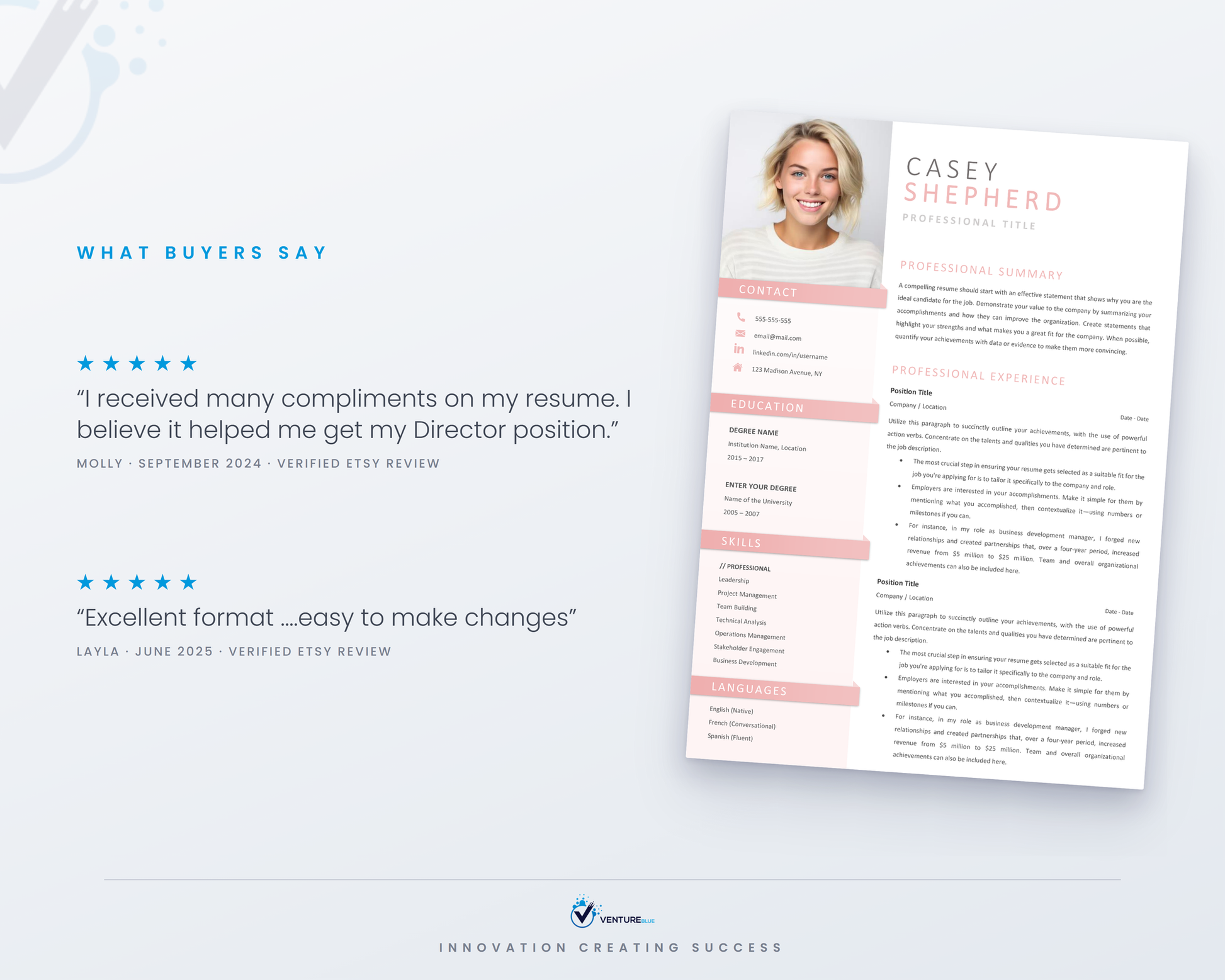 Casey Shepherd CV template 05