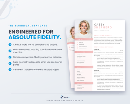 Casey Shepherd CV template 17