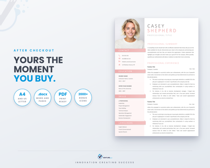 Casey Shepherd CV template 19
