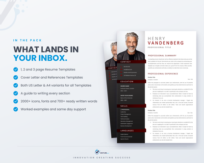 Henry Vandenberg CV template 03
