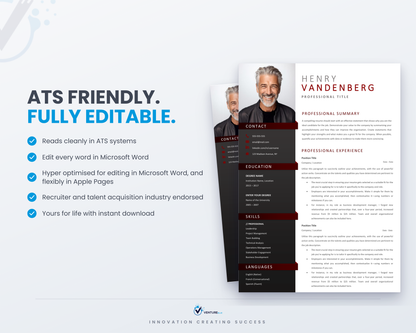 Henry Vandenberg CV template 08