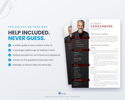 Henry Vandenberg CV template 15