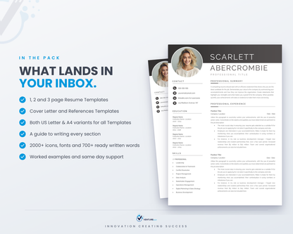 Scarlett Abercrombie CV template 03