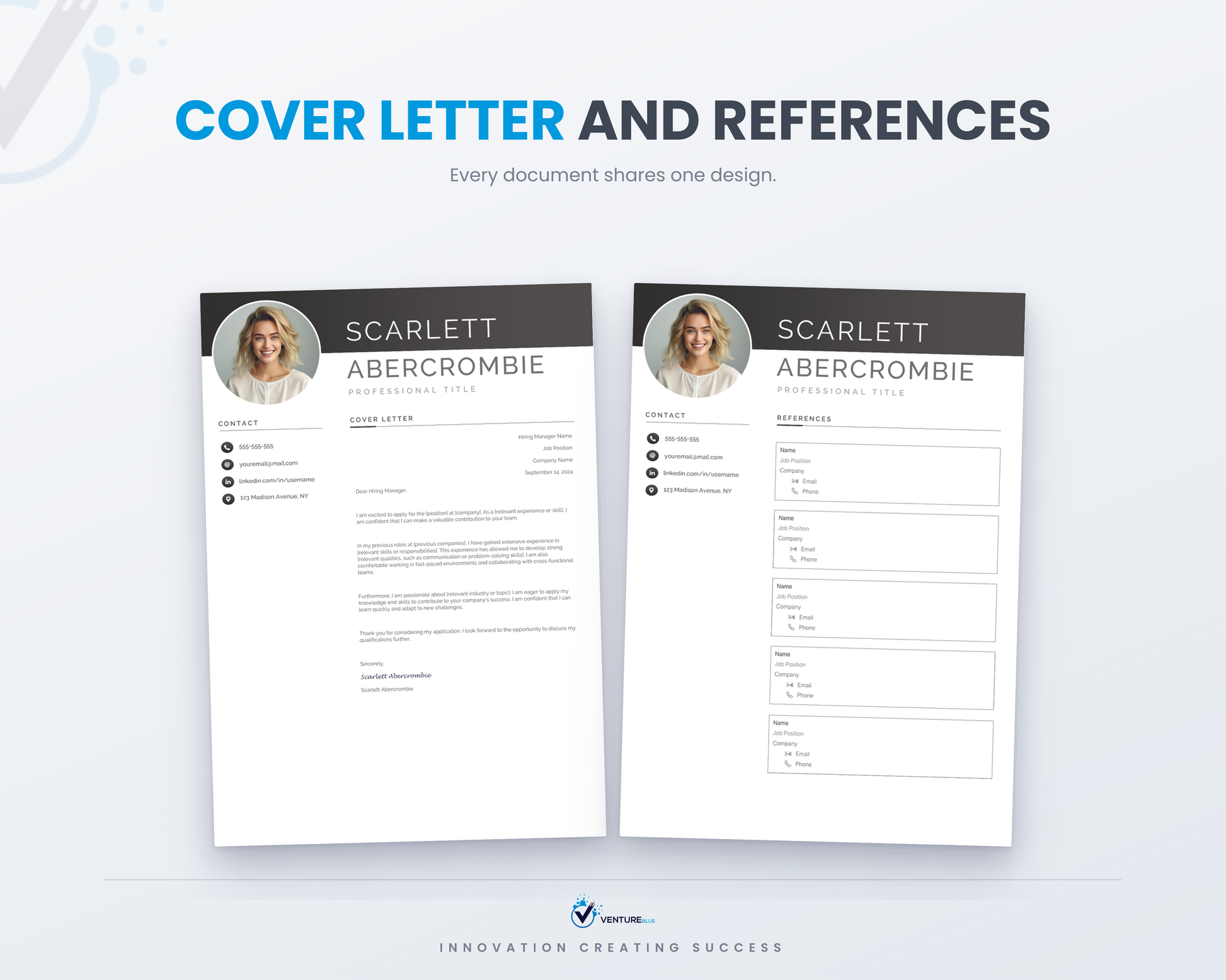 Scarlett Abercrombie CV template 07