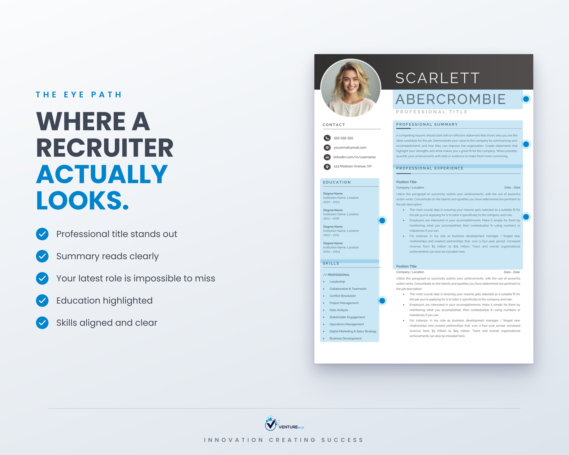 Scarlett Abercrombie CV template 09