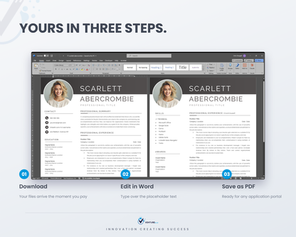 Scarlett Abercrombie CV template 11