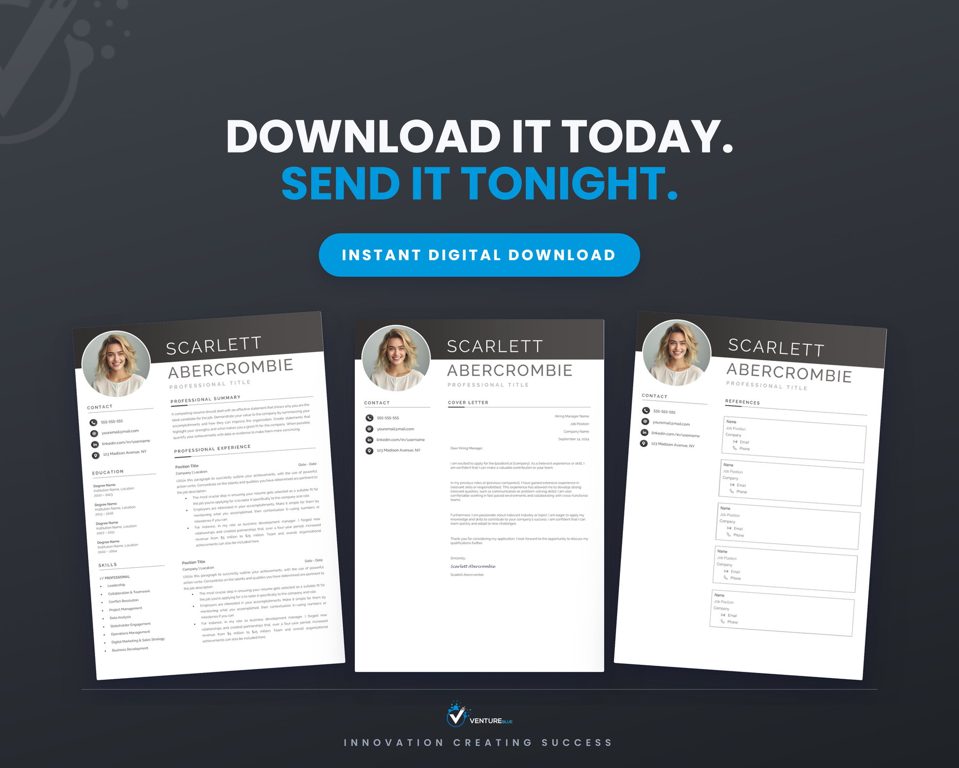 Scarlett Abercrombie CV template 20