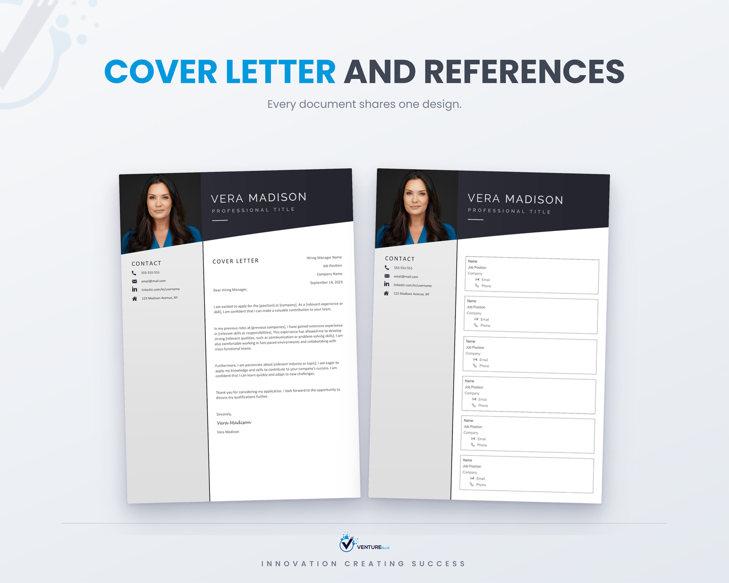 Vera Madison CV template 07