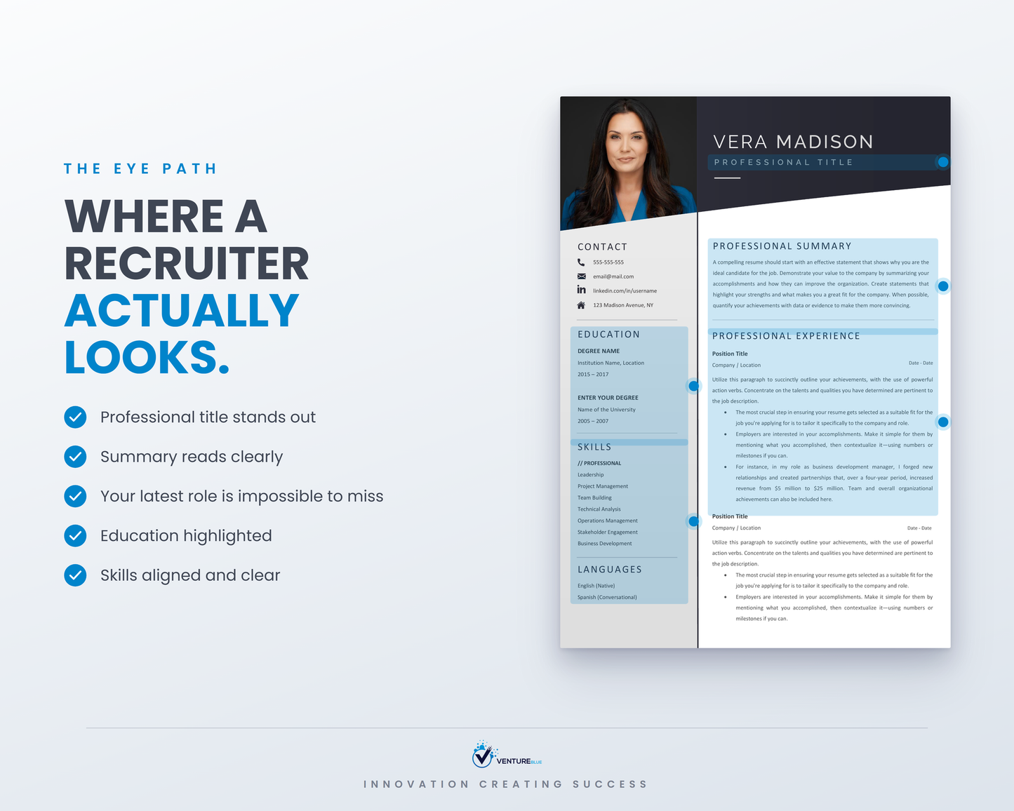 Vera Madison CV template 09