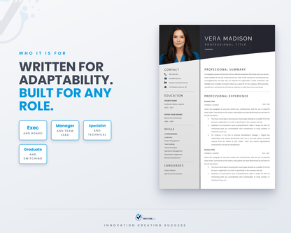 Vera Madison CV template 16