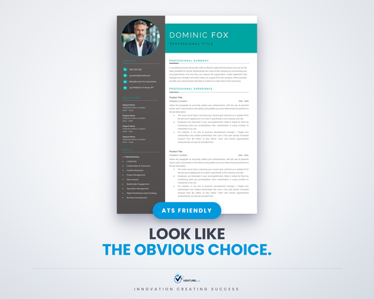 Dominic Fox CV template 01