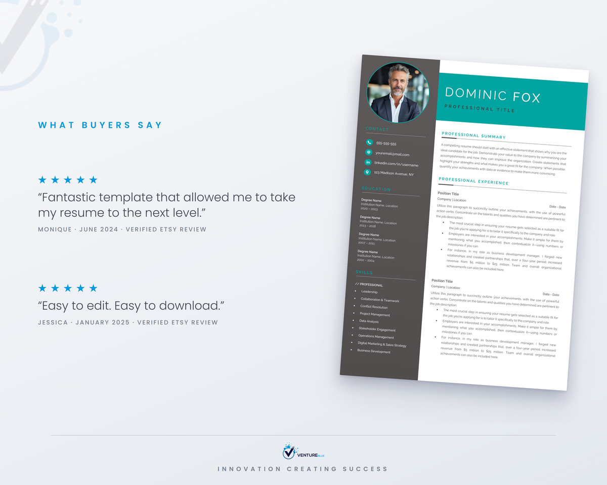 Dominic Fox CV template 05
