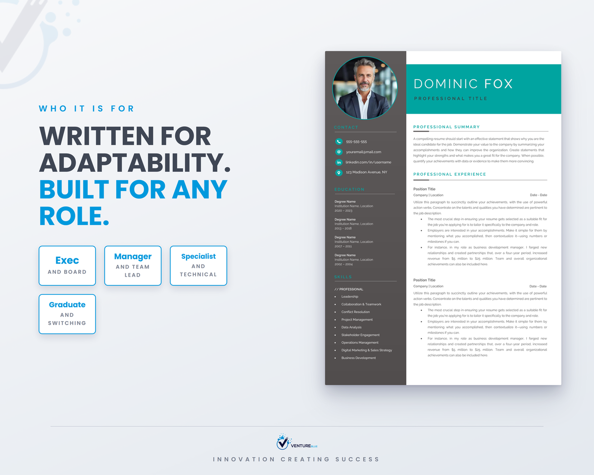 Dominic Fox CV template 16