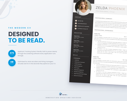 Zelda Phoenix CV template 10