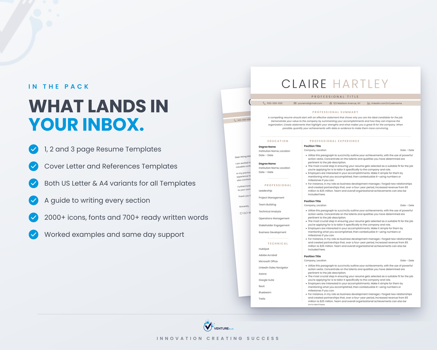 Claire Hartley CV template 03