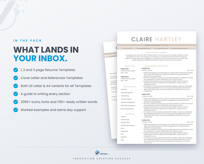 Claire Hartley CV template 03