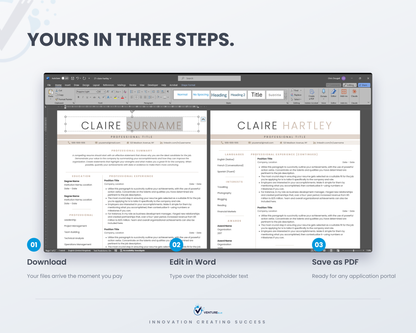 Claire Hartley CV template 11
