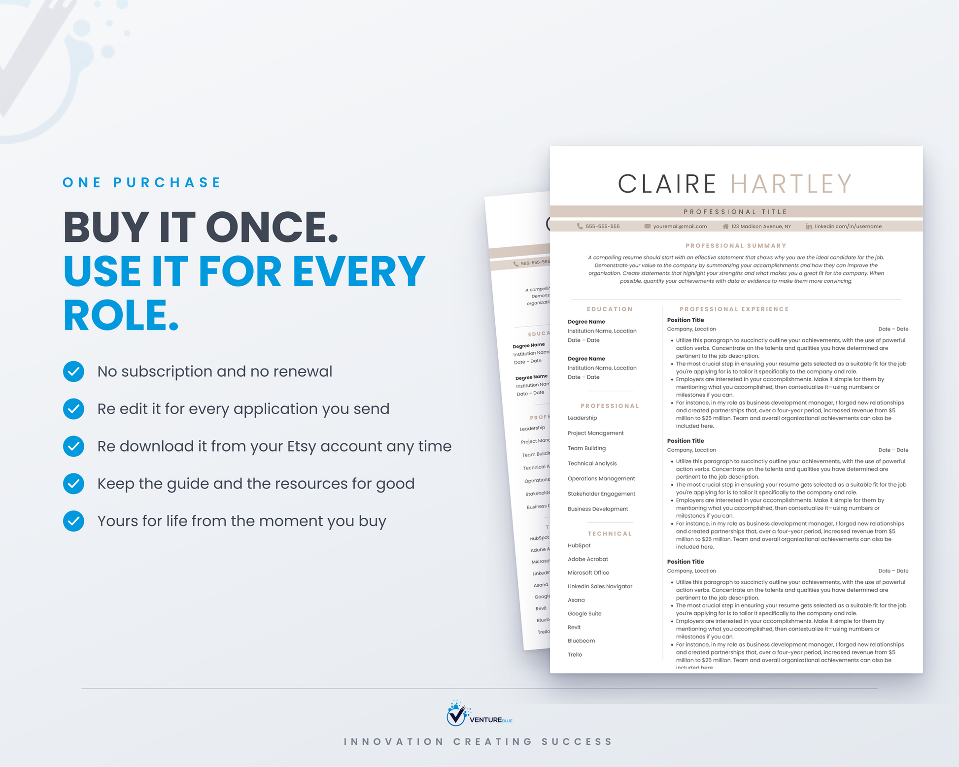 Claire Hartley CV template 18