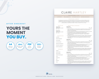 Claire Hartley CV template 19