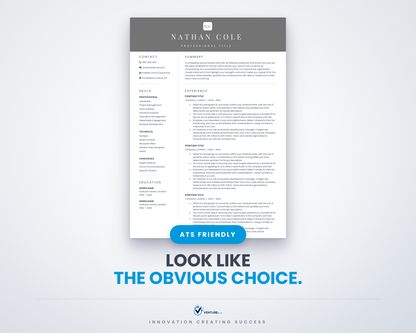 Nathan Cole CV template 01