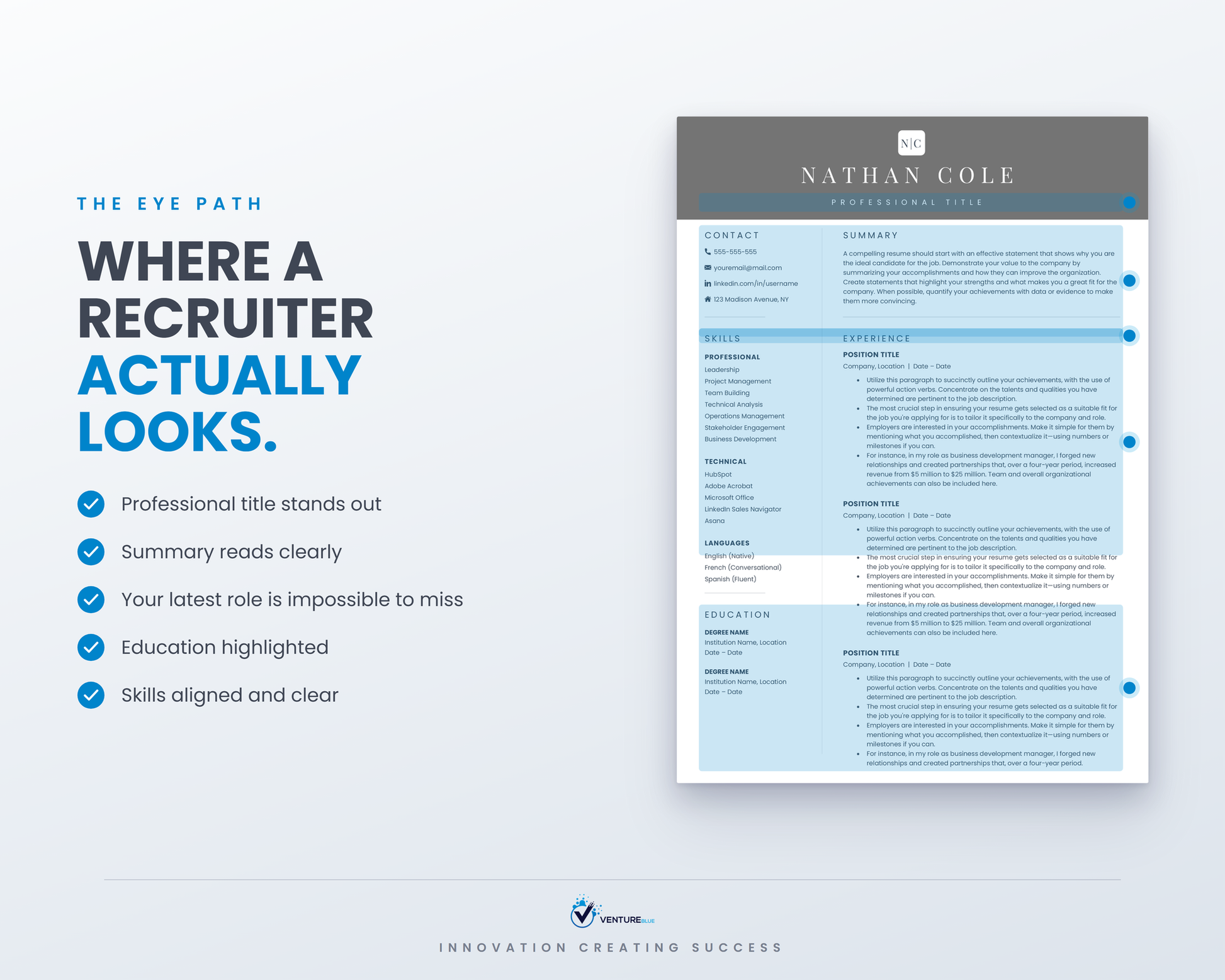 Nathan Cole CV template 09