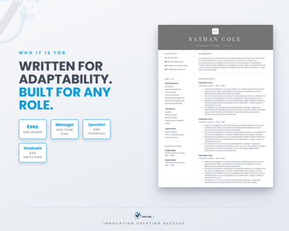 Nathan Cole CV template 16