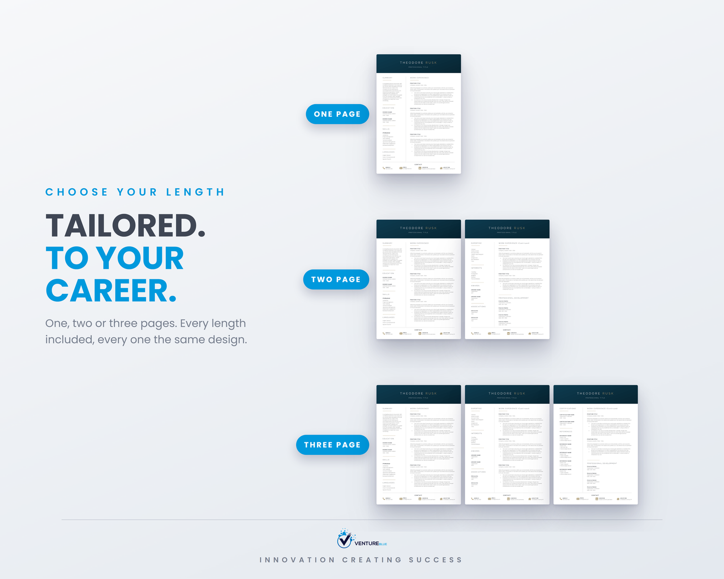 Theodore Rusk CV template 06