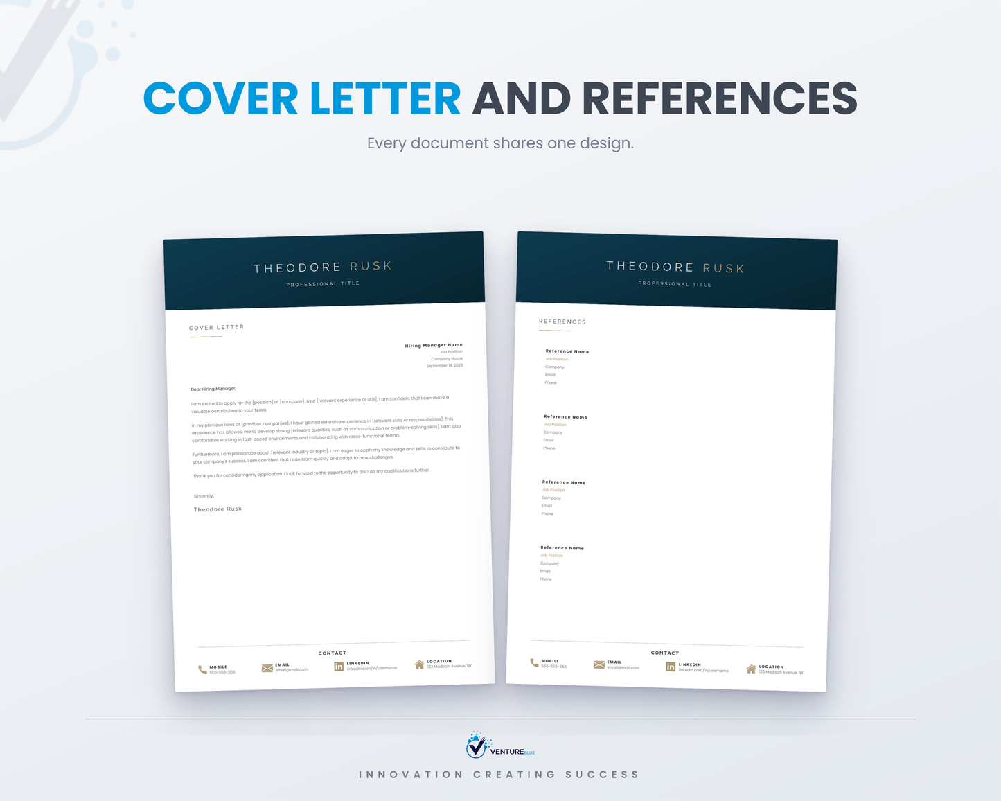 Theodore Rusk CV template 07