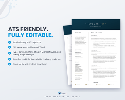 Theodore Rusk CV template 08