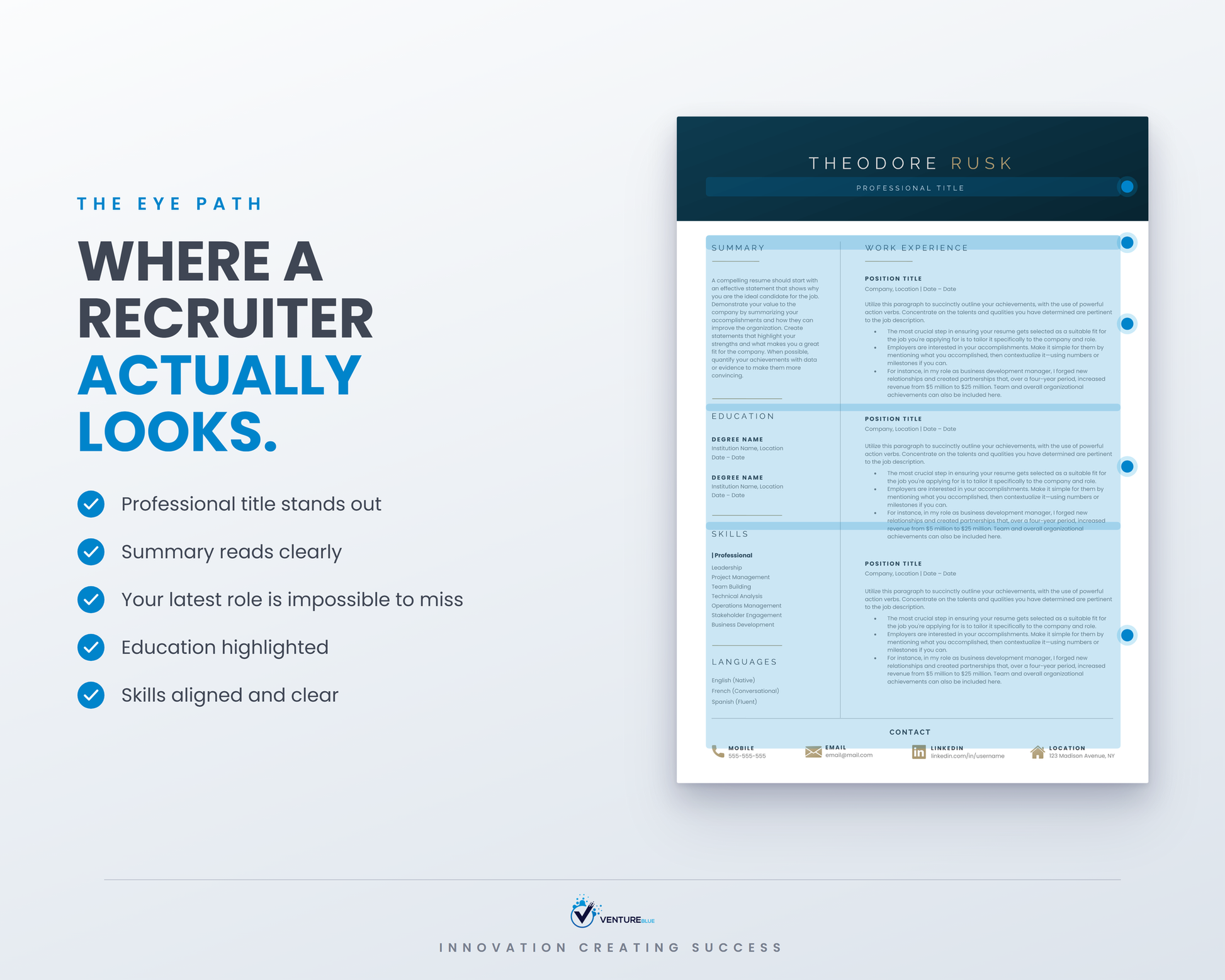 Theodore Rusk CV template 09