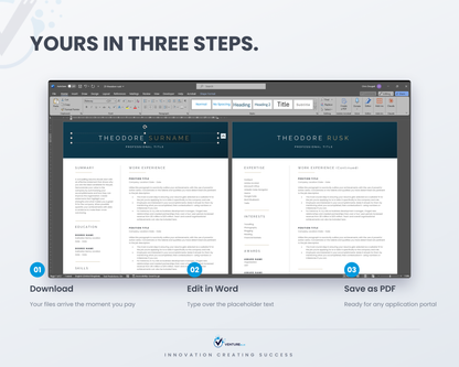 Theodore Rusk CV template 11