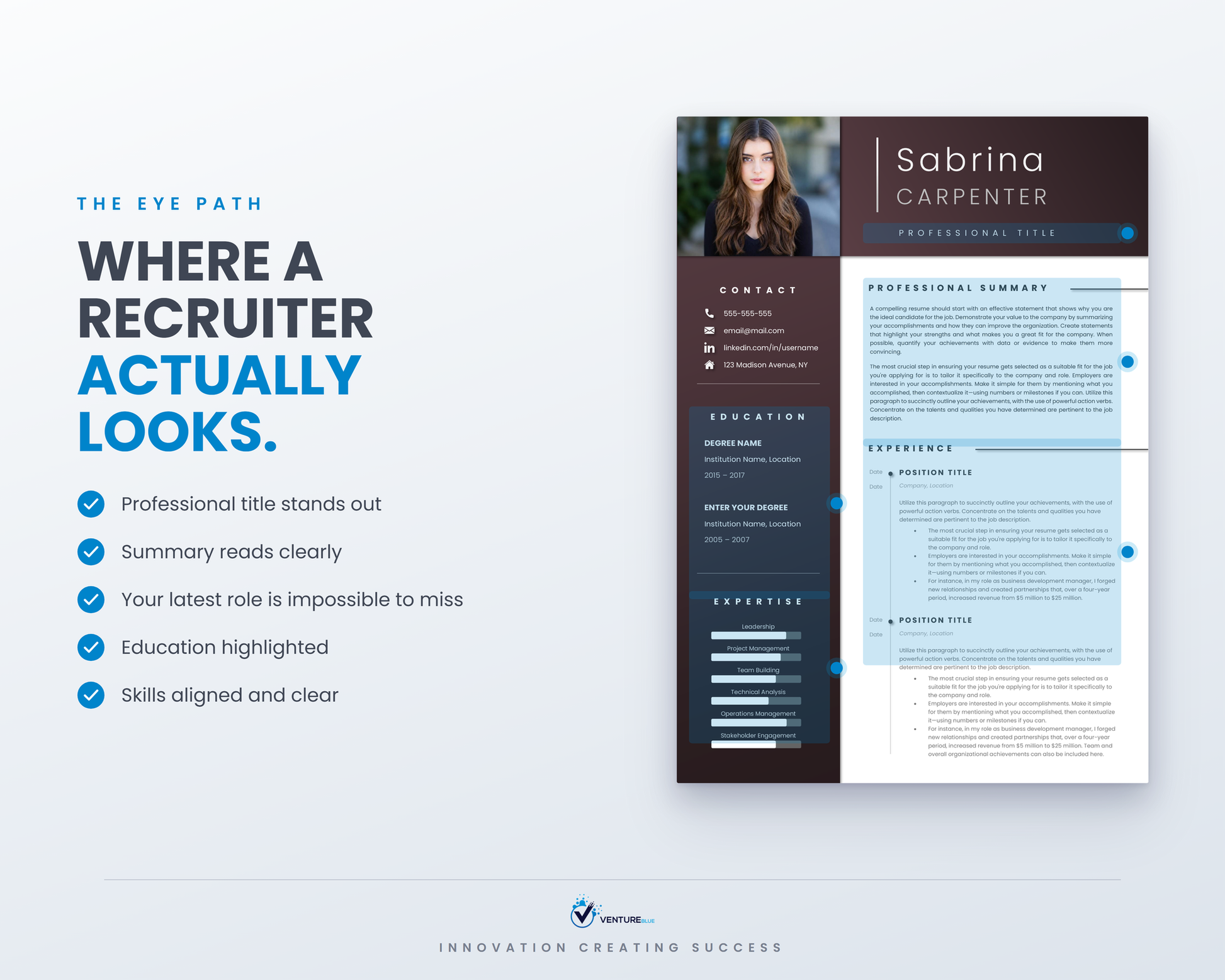 Sabrina Carpenter CV template 09