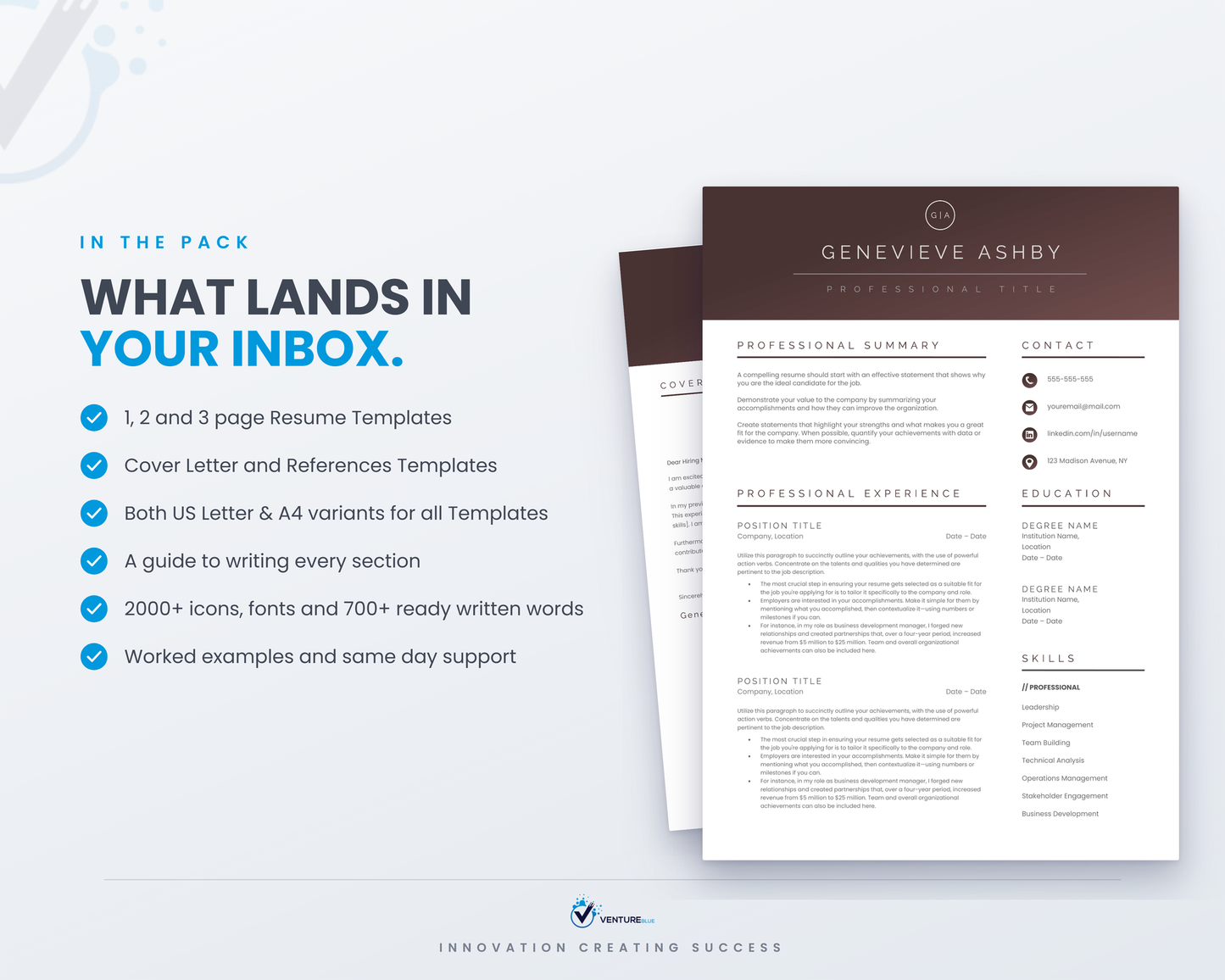 Genevieve Ashby CV template 03