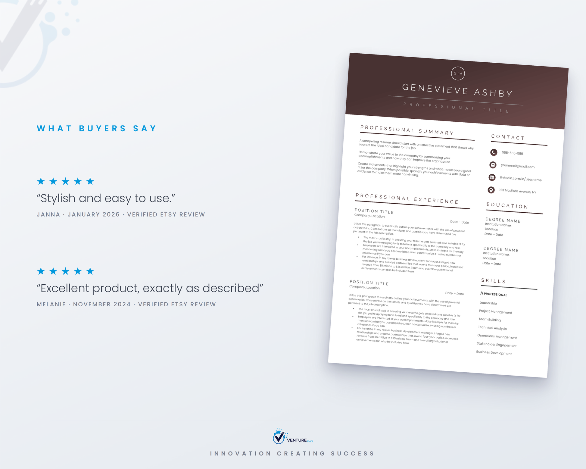 Genevieve Ashby CV template 05