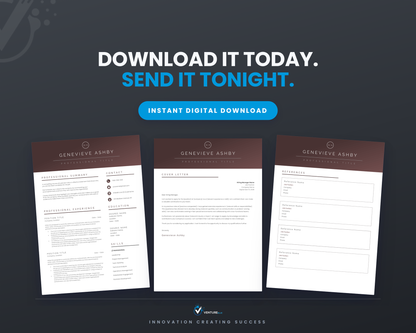 Genevieve Ashby CV template 20