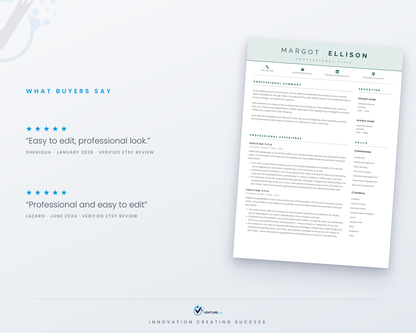 Margot Ellison CV template 05