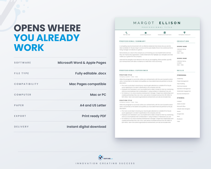 Margot Ellison CV template 12