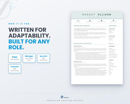 Margot Ellison CV template 16